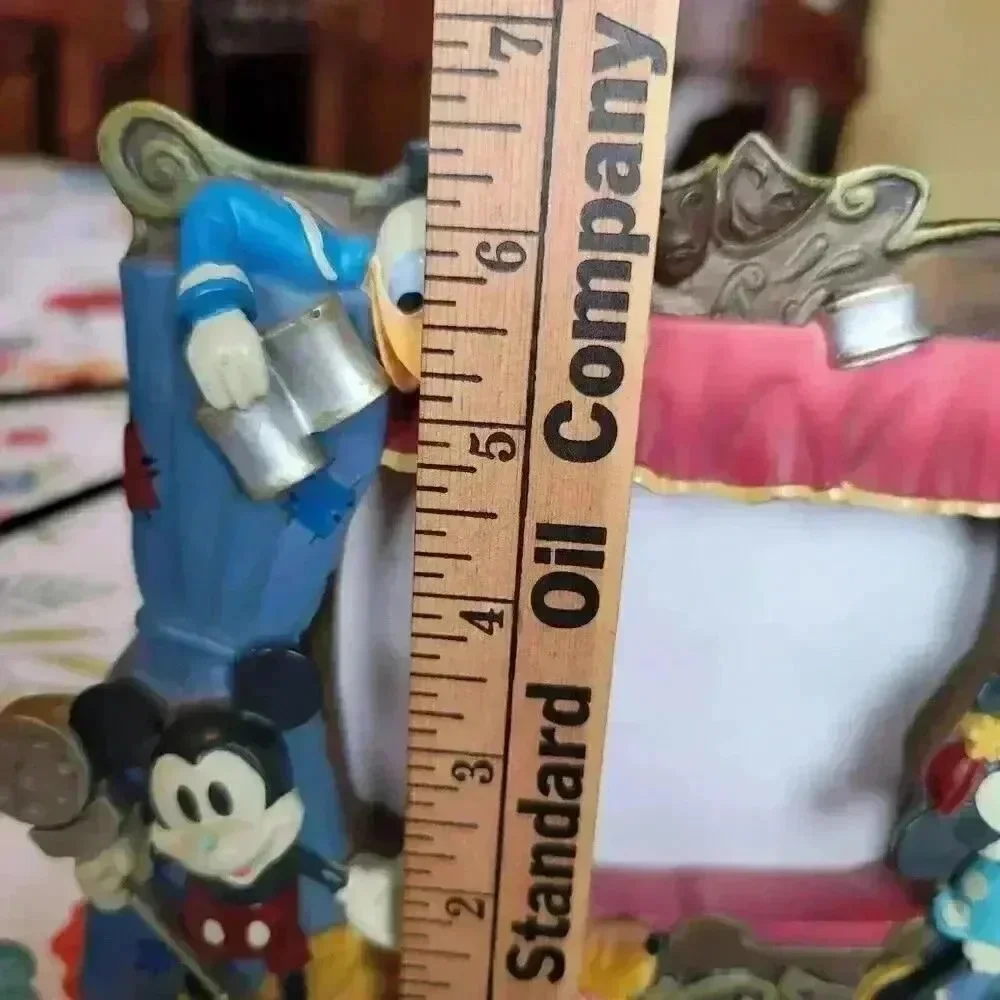 Vintage Disney Character Picture Frame, Mickey, Donald Duck, Goofy, 8x6in